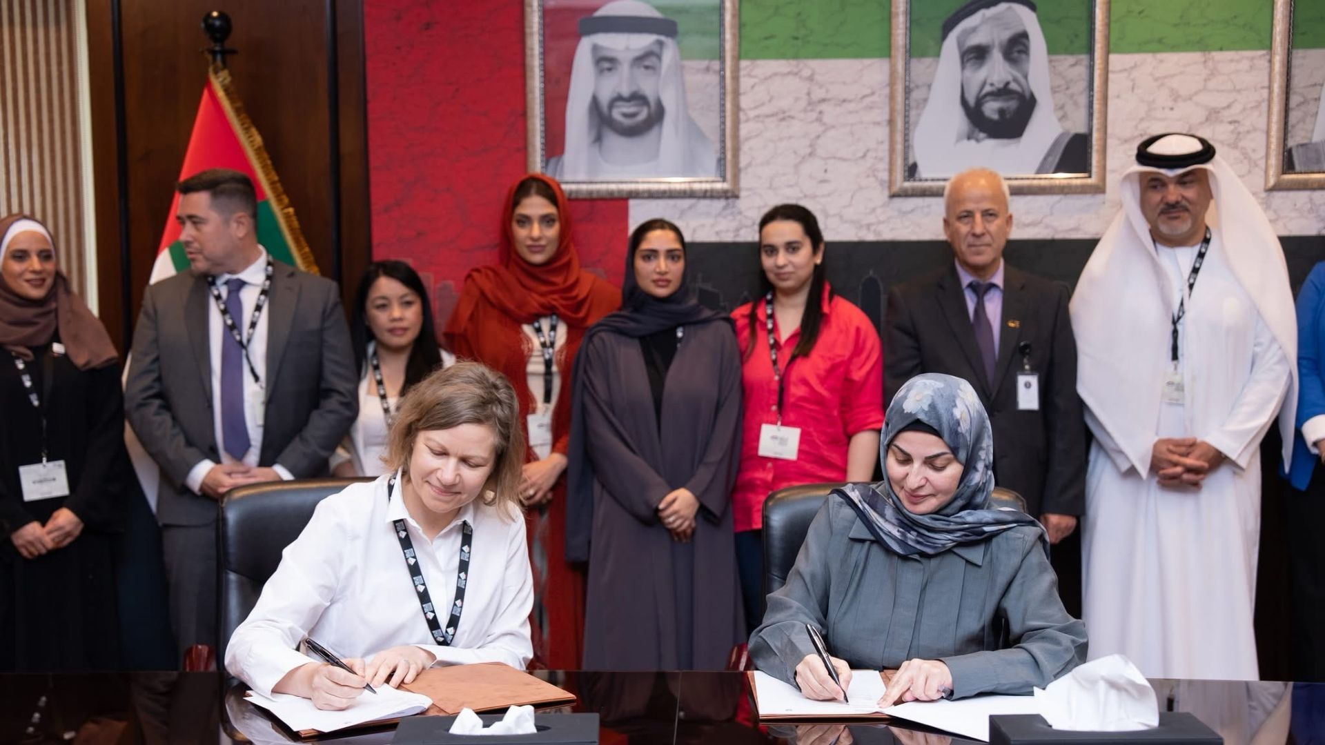 Unilever and AUE signing MoU