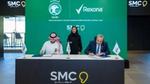 Head of Unilever Arabia signing the partnership on behalf of the company.
