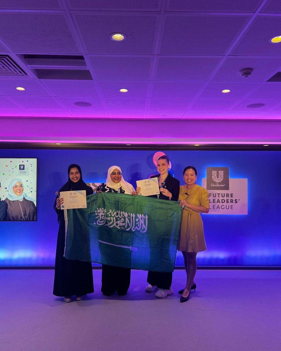 UFLL Saudi Team 3rd place winner.