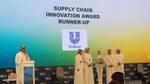 Winners accept prize at the Supply Chain Innovation Award Runner-Up ceremony.