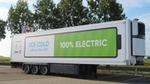 Truck trailer with battery-powered refrigeration.