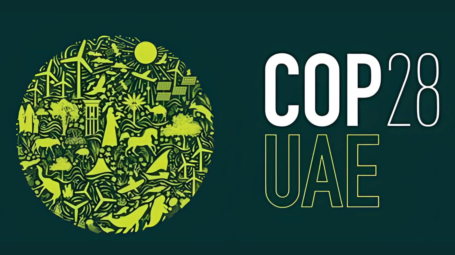 COP 28 UAE logo.