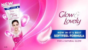 Glow and Lovely relaunched with a new soft feel formula for a natural glow