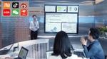 Man presenting data to two colleagues. Agile teams are drastically reducing the time it takes to bring ideas to market