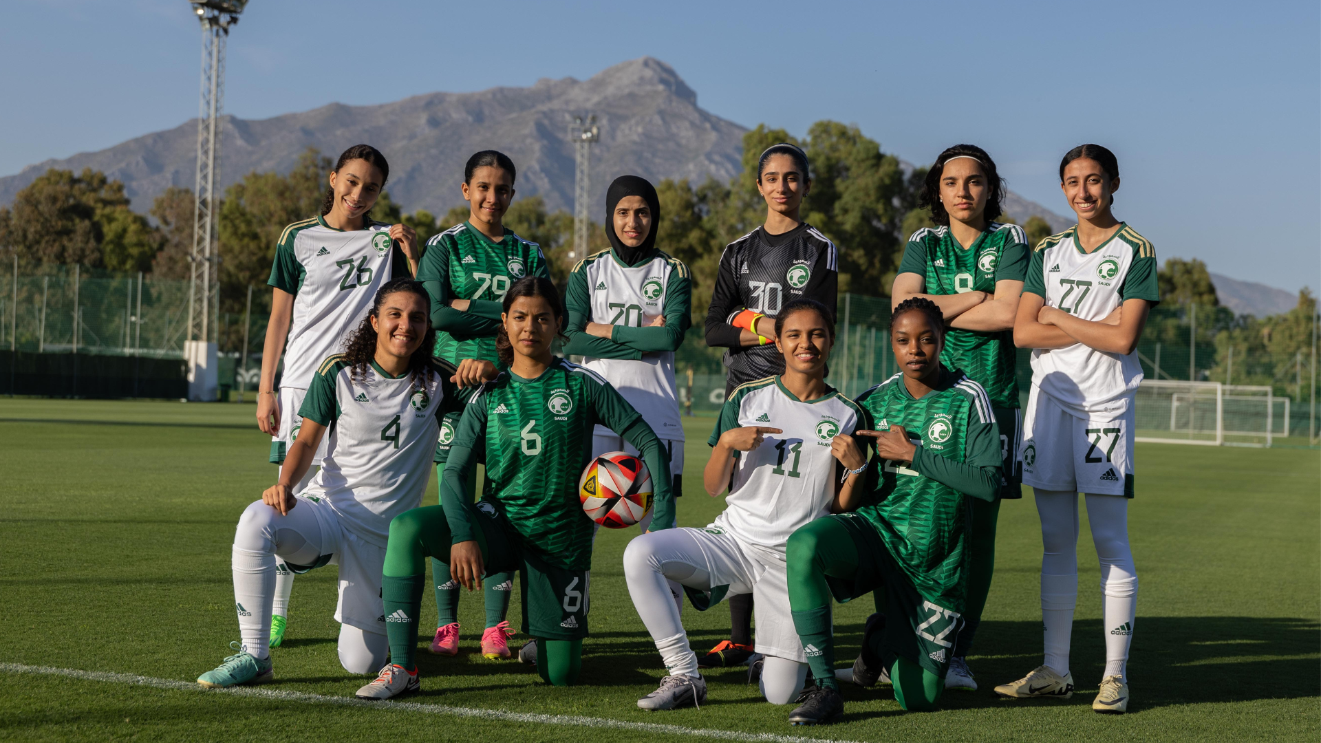 Saudi women football team.