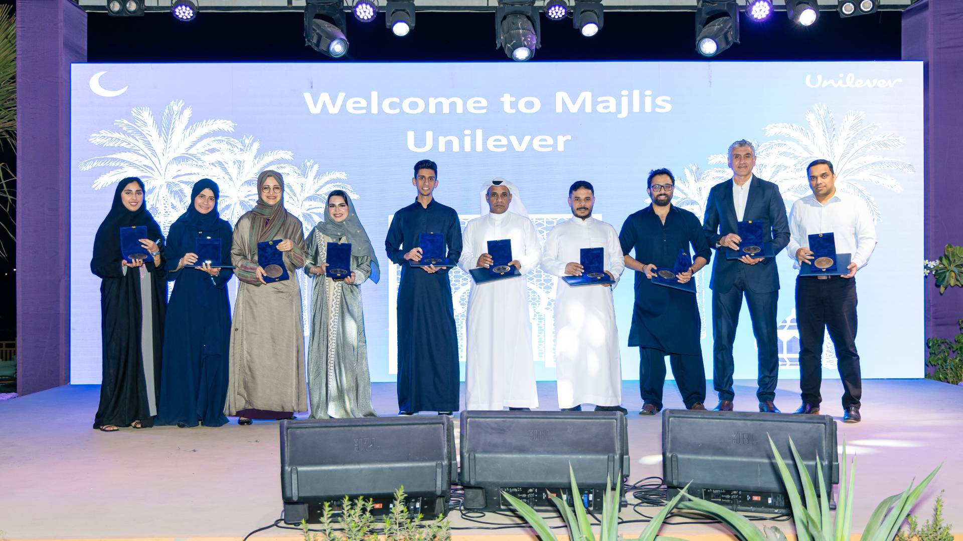 Employees gathering for iftar 