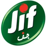 Jif logo green background