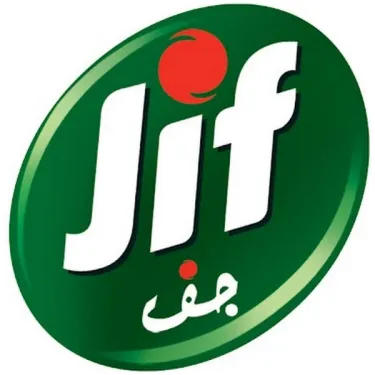 Jif logo green background